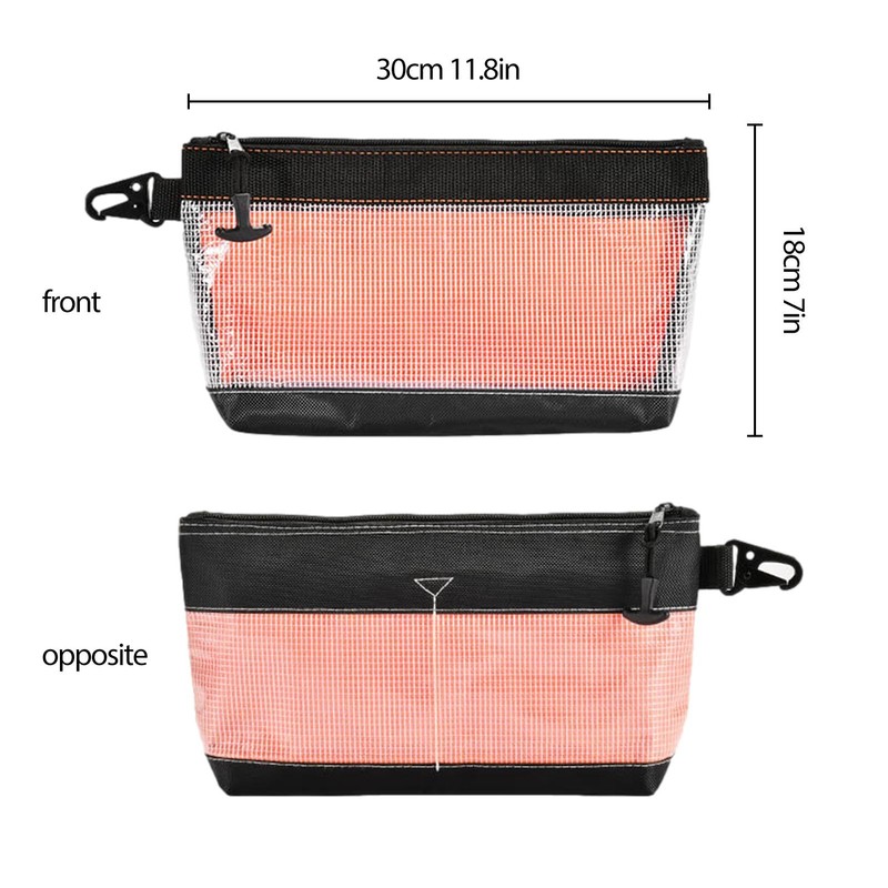 Tool Pouch Bag, Waterproof Small Tool Bag with Multi-Purpose Clip,