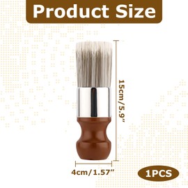 Gyinere 1 Pcs Furniture Salve and Brush,Leather Furniture Repair Salve,Leather Salve and Brush for Furniture,and for Shoe Home.