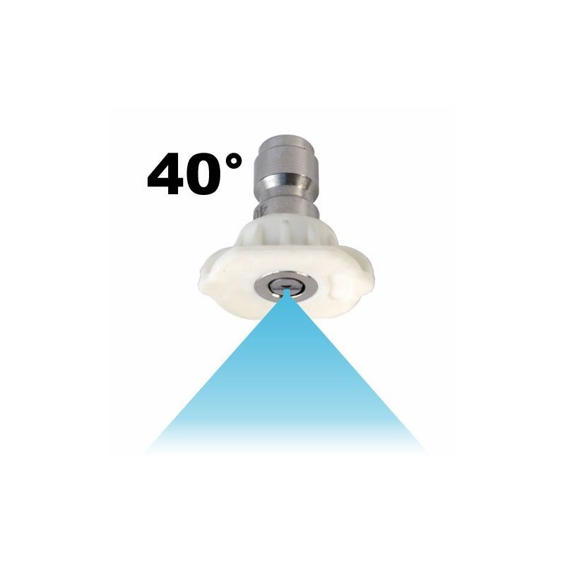 Erie Tools 4.5 Stainless Steel Orifice 40 Degree 1/4in. Quick