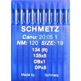 SCHMETZ 10 Round Piston Sewing Machine Needles System 134 (R) Industrial Pack of 120