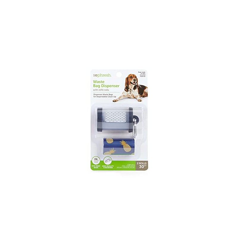 So Phresh - Dispensador de bolsas de basura para perros,