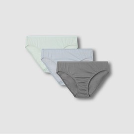 JAJU [JAJU] Women's Cotton Basic Hip Hugger Panty 3-Pack (Choose 1 of 4 styles)