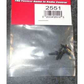 Traxxas 2551 Screws, 3x10mm Countersunk Machine (6) Hex NEW NIP