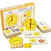 Clock for Learning for Children, Teaching Time, Montessori Toy for