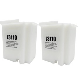 For Epson 2 Packs Waste Ink Tank Sponge Pad Compatible with EcoTank ET-2800 ET-2803 ET-282