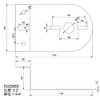 Bath Markers Mounting Stays Z 90 X 45 X 120