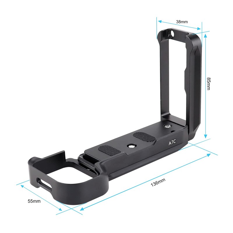 Z-Jing ILCE-7C A7C Alpha7C L-Shaped Plate for Sony A7C Camera