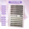 【Glue Needed】TISXTISW Eyelashes, Mixed Set，Waterproof Lash Kit natural lookLong lasting