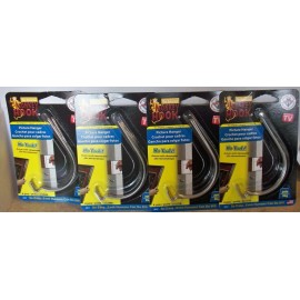 Monkeyhook Lot of 4 packs of 4 The Amazing Monkey Hook As Seen On TV Picture Hanger 20lb