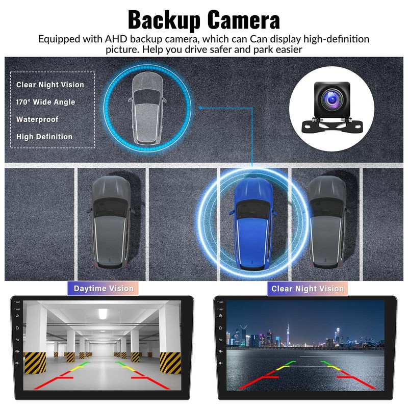 SIXWIN Android Car Stereo for Hyundai Elantra 2004-2012 with Wireless