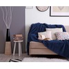 Bear & Panda Waffle Flannel Fleece Mink Throw - Sofa/Bedspread/travel