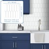 SUNWINGS Backsplash for Kitchen Peel and Stick, Stone Composite Self