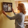 DIMSEOIUS Father Gifts Picture Frame, Funny Dad Gift from Son