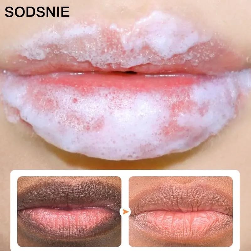Mascarilla de Burbujas para Labios - Fórmula Aclarante y Exfoliante