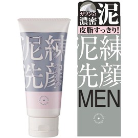  Mud Kneading Face Wash, MEN 4.2 oz (120 g), Strawberry Nose Blackhead Clay, Pore Care, Foam Face Wash, Mud Pack, Men's Face Cleanser