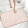 Inlume Bath Mat 30x20 Ultra Absorbent Non-Slip Microfiber Quick Dry