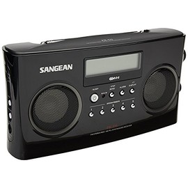Sangean PR-D5 BK AM/FM Portable Radio with Digital Tuning and RDS
