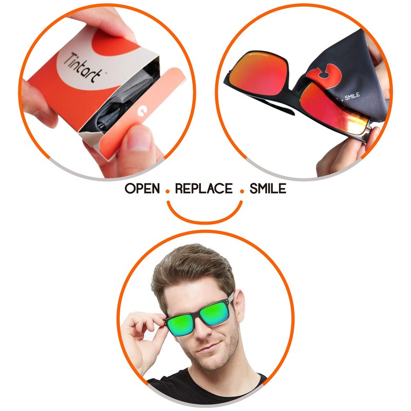 Tintart Performance Lenses Compatible with Oakley Double Edge Polarised Etched,