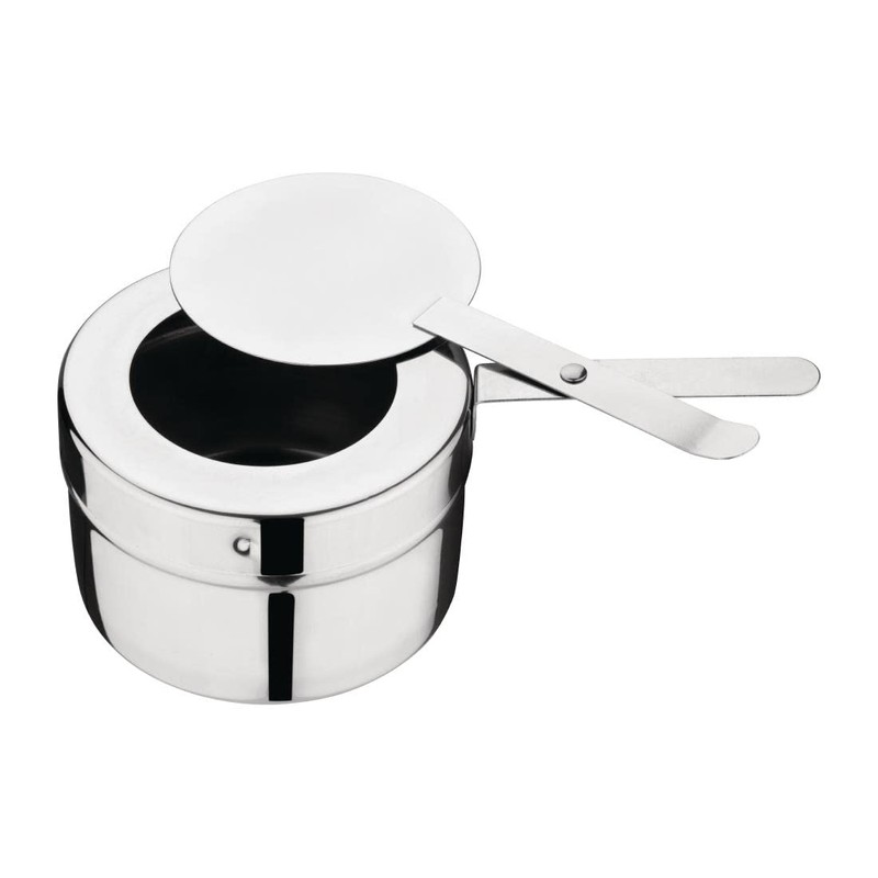 Olympia Stainless Steel Chafing Fuel Holder with Damper, Compatible with