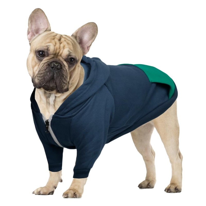 meioro Zipper Hooded Pet Clothing Dog Cat Clothes Cute Pet