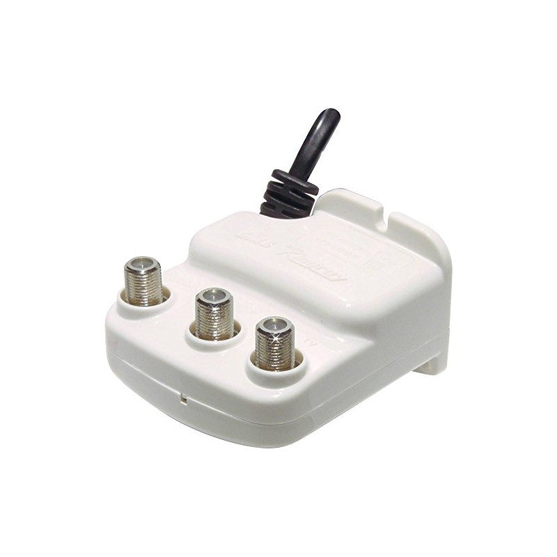 2 Way MATV Booster Amplifier/Splitter F Type