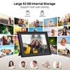 FRAMEO 32GB Digital Picture Frame with LED Light, 10.1 Inch