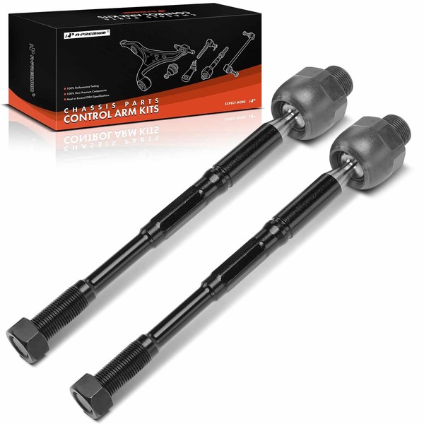 A-Premium 2 x Front Inner Tie Rod Ends, Compatible with