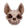 Nemesis Now Bastet's Secret Cat Skull Figurine Ornament, Natural Bone