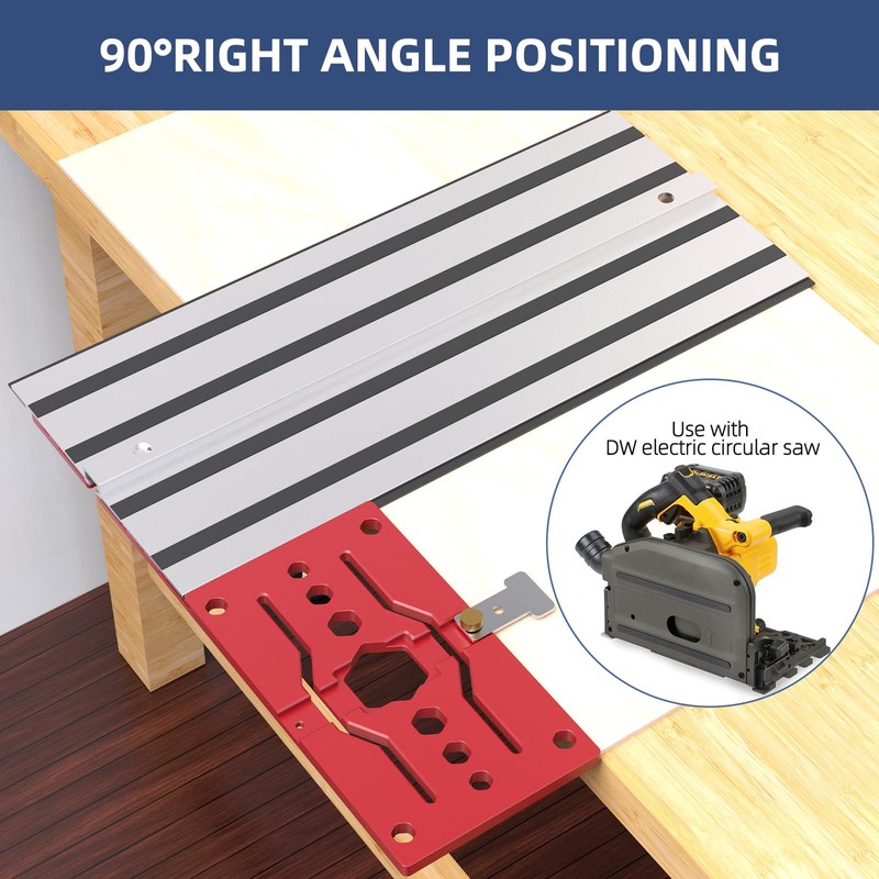 340mm Track Saw Guide Rail Square,90 Degree Electric Circular Saw