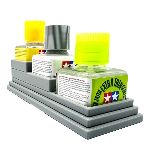 Jeff Did It! 40ml Square Bottle Glue Cement Stepped Holder