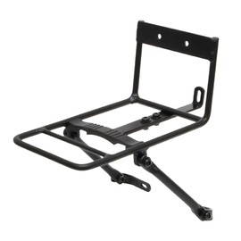 GRK Aluminum Front Carrier Matte Black (Front Carrier for Bicycles with Canch Base) Back: 3.7 x 5.1 inches (95 x 130 mm), Bottom Surface: 7.5 x 5.1 inches (190 x 130 mm), Load Capacity: 6.6 lbs (3 kg)