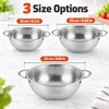 Stainless Steel Colander for Washing Vegetables & Draining Pasta –