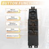 X AUTOHAUX Front Left Driver Side Power Window Switch for