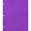 Lion 2-Pocket Plastic Folder for Binder, Lavender Purple, Pack of