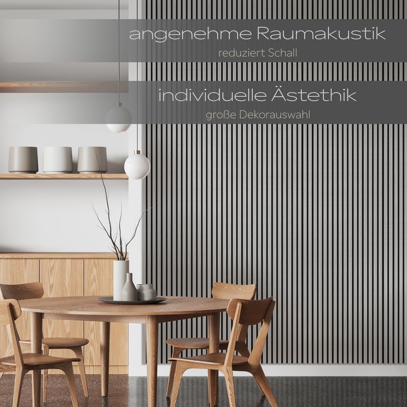HEXIM Acoustic Panels Sample Piece - Flexible Slat Wall, Wood