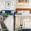 CANEOE Battery Operated Wall Sconces with Remote Control,10000mAh USB Rechargeable