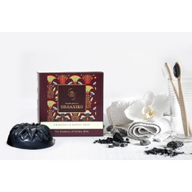 Organiko Beautifying Life Skin Care Nourishing Deep Cleansing Charcaol Soap for All Skin Types - Natural Detoxifying, Purifying, and Exfoliating Soap