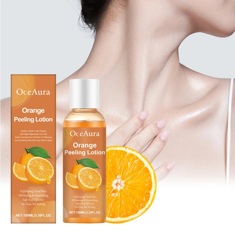 OceAura Orange Peel Exfoliating Essential Oil Gently Removes Aging Dead