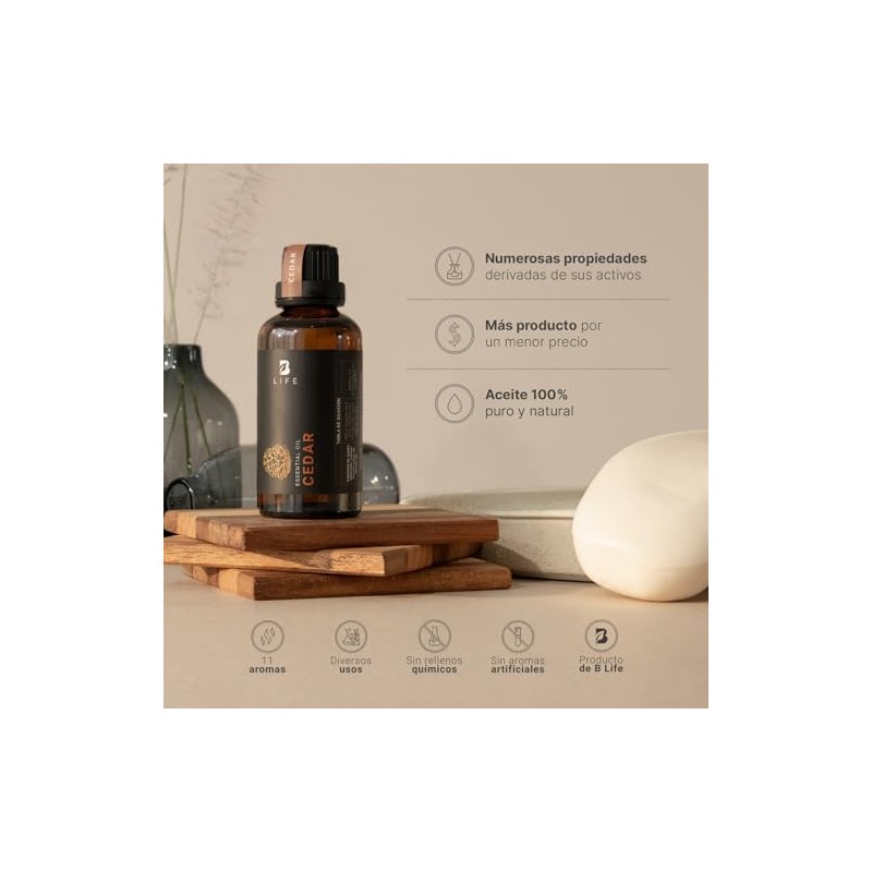 Aceite Esencial con Ingredientes Puros y Naturales, Aromalogía de 50