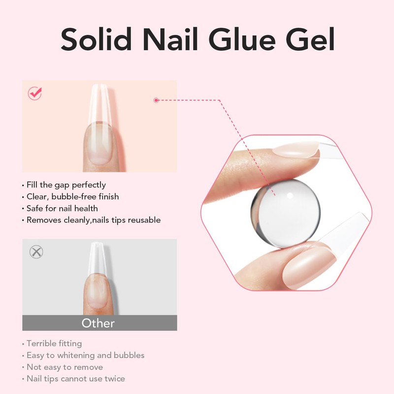 CurvLife Curve Life Soft Gel Solid Nail - 15g Upgraded