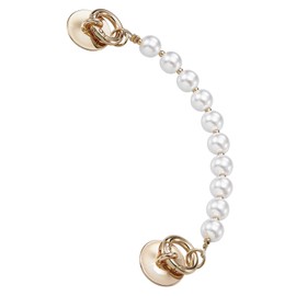 Elecom P-STKHPAL Key Ring Hanger, Smartphone Strap, Fall Prevention, Hand Strap, Pearl, Pearl