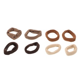 FRCOLOR 8Pcs Hair Ties for Thick Curly Hair High Elasticity Ponytail Holders for Women Men for Sports Studying Work