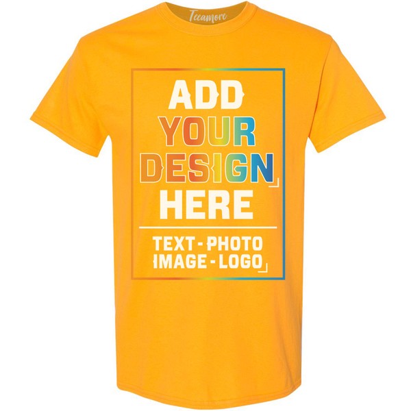Custom T Shirt Men Women Add Your Own Design Picture