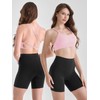 Channo Women's Nylon Sports Bra - Removable Padding Cross Back