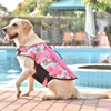 Dog Life Jacket Vest Swimming Adjustable Puppy Life Vests, Ripstop