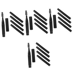 Ipetboom 4sets Elegant Eyebrow Brush Set Angled Eyebrow Brush Eyelash Applicator Eyelash Brow Travel 6pcs*4