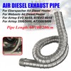 1Pack 22mm/24mm 60cm/100/200cm Dual-layer Air Diesel Heater Exhaust Pipe w/Cap
