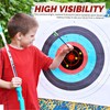 Splatter Target Stickers, 3 inches Target Stickers, Fluorescent Yellow Splatter