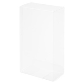 MECCANIXITY Plastic Retail Boxes 1.7"x2.9"x5.5" (42x74x139 mm) Gift Box with Protecting Film for Candy, Cookies, Christmas, Wedding, Party Wrapping Clear Pack of 20