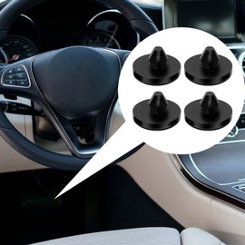 PAVIKE 20pcs Rubber Brake Pedal Pads Brake Switch Pads Brake Switch Stoppers Brake Light Switch Stoppers Brake Clutch Pedals Car Accessories (Black)